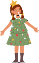 پیش‌نمایش فایل child-in-fir-tree-costume-7933260 از پک کودکان