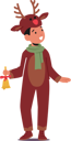 پیش‌نمایش فایل child-in-reindeer-costume-7933262 از پک کودکان