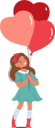 پیش‌نمایش فایل cute-little-girls-with-heart-shaped-balloons-bunch-7933238 از پک کودکان
