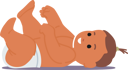 پیش‌نمایش فایل cute-newborn-baby-lying-on-floor-and-playing-7933268 از پک کودکان