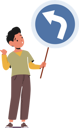 پیش‌نمایش فایل kid-holding-road-sign-showing-turn-on-left-7933247 از پک کودکان