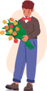پیش‌نمایش فایل little-boy-holding-bouquet-7933265 از پک کودکان