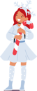 پیش‌نمایش فایل little-girl-in-snowflake-costume-and-holding-candy-cane-7933257 از پک کودکان