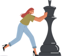 پیش‌نمایش فایل business-woman-play-chess-7932749 از پک افراد و سرگرمی‌ها