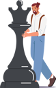 پیش‌نمایش فایل confident-man-move-black-chess-queen-piece-7932746 از پک افراد و سرگرمی‌ها