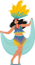 پیش‌نمایش فایل girl-wear-bright-costume-with-feathers-dancing-at-carnival-in-rio-de-janeiro-7932731 از پک افراد و سرگرمی‌ها