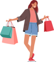 پیش‌نمایش فایل happy-girl-with-shopping-packages-7932763 از پک افراد و سرگرمی‌ها
