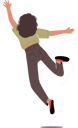 پیش‌نمایش فایل happy-young-female-jumping-7932738 از پک افراد و سرگرمی‌ها