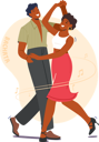 پیش‌نمایش فایل young-couple-dancing-bachata-dance-7932760 از پک افراد و سرگرمی‌ها