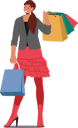 پیش‌نمایش فایل young-girl-holding-shopping-bags-7932768 از پک افراد و سرگرمی‌ها