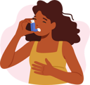 پیش‌نمایش فایل female-character-suffer-of-asthma-7920333 از پک افراد و پزشکی