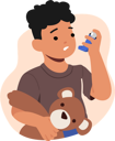 پیش‌نمایش فایل little-boy-with-asthma-7920334 از پک افراد و پزشکی