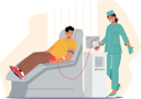 پیش‌نمایش فایل man-donating-blood-for-diseased-people-7920350 از پک افراد و پزشکی