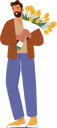 پیش‌نمایش فایل man-holding-flower-bouquet-7938940 از پک سفر