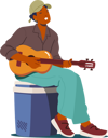 پیش‌نمایش فایل man-singing-song-while-playing-guitar-7938957 از پک سفر