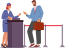 پیش‌نمایش فایل passenger-verify-details-at-ticket-desk-7938927 از پک سفر