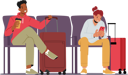 پیش‌نمایش فایل people-waiting-for-departure-at-airport-terminal-7938926 از پک سفر
