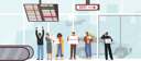 پیش‌نمایش فایل people-waiting-outside-airport-with-name-boards-7938935 از پک سفر