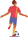 پیش‌نمایش فایل black-soccer-player-7936244 از پک بازیکنان فوتبال
