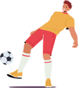 پیش‌نمایش فایل football-player-doing-trick-shot-7936240 از پک بازیکنان فوتبال