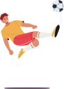 پیش‌نمایش فایل football-player-kick-ball-7936238 از پک بازیکنان فوتبال