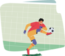 پیش‌نمایش فایل goalkeeper-kicking-ball-7936226 از پک بازیکنان فوتبال