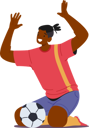 پیش‌نمایش فایل happy-black-soccer-player-celebrating-win-7936248 از پک بازیکنان فوتبال