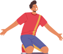 پیش‌نمایش فایل soccer-player-sitting-on-knees-7936247 از پک بازیکنان فوتبال