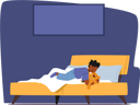 پیش‌نمایش فایل baby-boy-sleeping-on-bed-7933586 از پک کودکان شاد