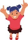 پیش‌نمایش فایل baby-girl-looking-up-and-pointing-on-sky-7933569 از پک کودکان شاد