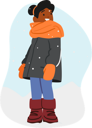 پیش‌نمایش فایل black-girl-looking-at-falling-snowflakes-7933563 از پک کودکان شاد