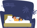 پیش‌نمایش فایل kid-sleeping-on-bed-7933582 از پک کودکان شاد