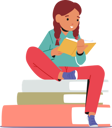 پیش‌نمایش فایل girl-learning-from-textbook-7933520 از پک خانواده و کودکان