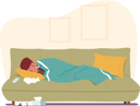 پیش‌نمایش فایل ill-boy-sleeping-on-couch-at-home-7933502 از پک خانواده و کودکان