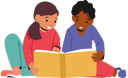 پیش‌نمایش فایل kids-studying-from-book-together-7933528 از پک خانواده و کودکان