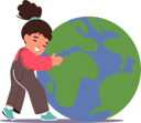 پیش‌نمایش فایل little-baby-girl-show-love-towards-planet-7933504 از پک خانواده و کودکان