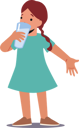 پیش‌نمایش فایل little-girl-drinking-water-to-stay-hydrated-7933490 از پک خانواده و کودکان