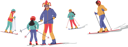 پیش‌نمایش فایل people-doing-ice-skiing-in-winter-7933500 از پک خانواده و کودکان