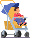 پیش‌نمایش فایل toddler-boy-sitting-in-stroller-7933510 از پک خانواده و کودکان