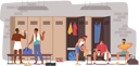پیش‌نمایش فایل adult-sportsmen-in-sports-locker-room-7936364 از پک ورزشی