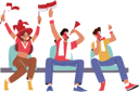 پیش‌نمایش فایل cheerful-fans-cheering-for-favorite-sport-team-7936363 از پک ورزشی