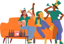 پیش‌نمایش فایل football-supporter-fans-celebrate-watching-match-7936371 از پک ورزشی
