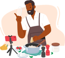 پیش‌نمایش فایل african-chief-streaming-live-cooking-video-7937651 از پک تچنولوگیس