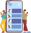 پیش‌نمایش فایل couple-chatting-online-via-dating-app-7937624 از پک تچنولوگیس