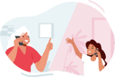 پیش‌نمایش فایل granddaughter-talking-to-grandma-on-mobile-phone-7937636 از پک تچنولوگیس
