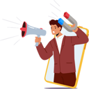 پیش‌نمایش فایل man-attract-clients-using-mobile-marketing-7937649 از پک تچنولوگیس