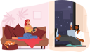 پیش‌نمایش فایل couple-dating-online-communicating-7937909 از پک فناوری‌های مدرن