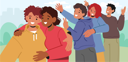 پیش‌نمایش فایل happy-friends-in-group-photo-7937916 از پک فناوری‌های مدرن