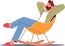 پیش‌نمایش فایل relaxed-male-sitting-on-chair-comfortably-7937898 از پک فناوری‌های مدرن