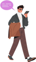پیش‌نمایش فایل stylish-man-talking-on-smartphone-7937926 از پک فناوری‌های مدرن